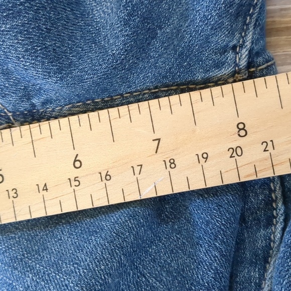 Gap Denim Legging Women's Size 10  32x 29 Jeans Leg Patches Fraying Skinny - Picture 10 of 13